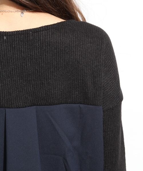 LOWRYS FARM（ローリーズファーム）の「ニットソードルマンプルオーバーロングスリーブ（トップス・レディース・アイボリー/ブラック/グレー・Ｍ/Ｌ）」の11枚目の写真