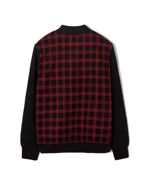 LOVFEE（ラッフィ）の「La petite 英倫蘇格蘭紋夾克外套（ジャケット/アウター・レディース・黑灰/黑紅・S/M/L）」の5枚目の写真