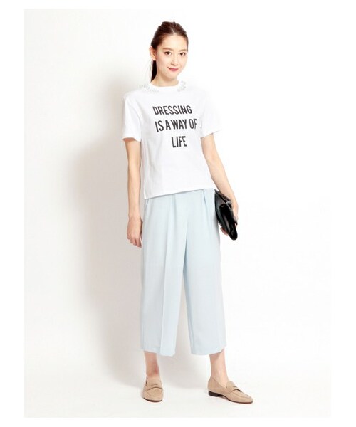 FRAY I.D（フレイアイディー）の「ビジューロゴTシャツ（Tシャツ
