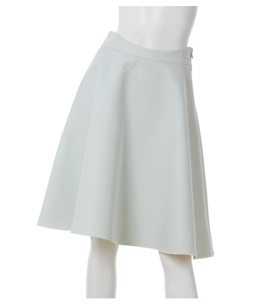 FURFUR（ファーファー）の「[FURFUR]ボンディング スカート（膝丈スカート・レディース・WHT/BLU/PNK・F）」の2枚目の写真