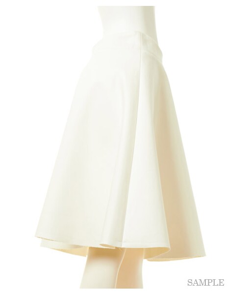 FURFUR（ファーファー）の「[FURFUR]ボンディング スカート（膝丈スカート・レディース・WHT/BLU/PNK・F）」の6枚目の写真