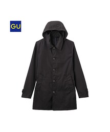 GU | （GU）フードステンカラーコート(ジャケット/アウター)