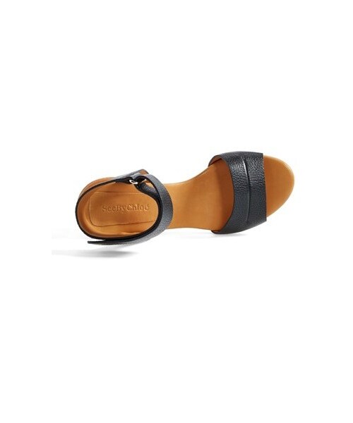 SEE BY CHLOE(シーバイクロエ)の「See by Chloé 'Anna' City Sandal (Women)(サンダル・レディース・Black・7.5US / 37.5EU/5.5US / 35.5EU/7US / 37EU/8US / 38EU/10US / 40EU/6US / 36EU/9.5US / 39.5EU/8.5US / 38.5EU/6.5US / 36.5EU/10.5US / 40.5EU/9US / 39EU/5US / 35EU/11US / 41EU)」の3枚目の写真