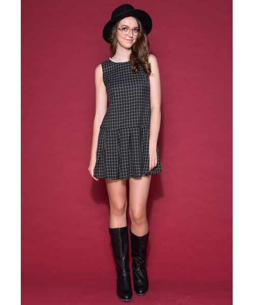 L'zzie(リジー)の「DYCEE DRESS(ワンピース/ドレス・レディース・Black/White・S/M/L)」の1枚目の写真