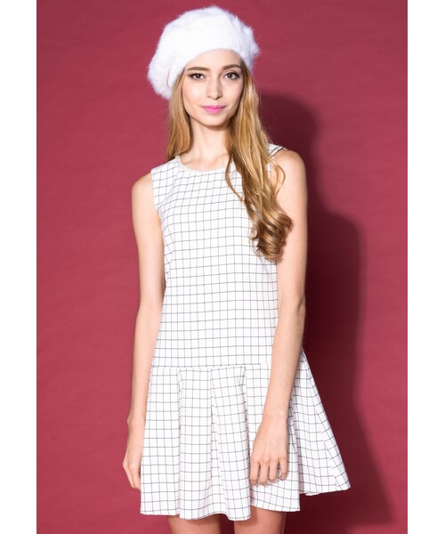 L'zzie(リジー)の「DYCEE DRESS(ワンピース/ドレス・レディース・Black/White・S/M/L)」の4枚目の写真