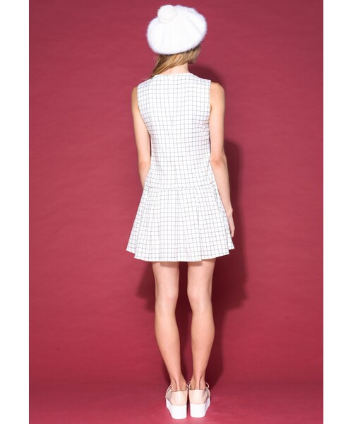 L'zzie(リジー)の「DYCEE DRESS(ワンピース/ドレス・レディース・Black/White・S/M/L)」の3枚目の写真