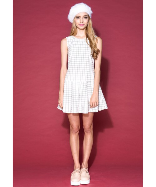 L'zzie(リジー)の「DYCEE DRESS(ワンピース/ドレス・レディース・Black/White・S/M/L)」の2枚目の写真