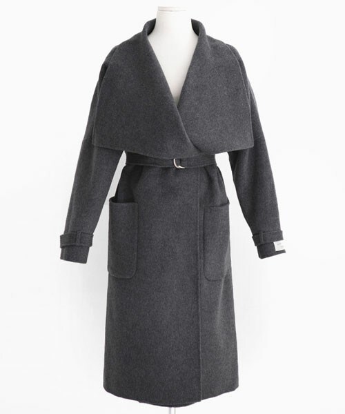 DHOLIC（ディーホリック）の「ハンドメイドガウンコート（その他アウター・レディース・ライトピンク/ディープグレー/ベージュ/レッド・free）」の2枚目の写真