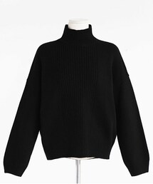 DHOLIC | フロントリブハイネックニット(ニット/セーター)