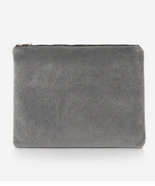 DHOLIC（ディーホリック）の「ハラコ調テクスチャディープカラークラッチバッグ（クラッチバッグ・レディース・ディープグリーン/ネイビー/グレー/ブラック/ワイン/ヒョウ柄・one）」の3枚目の写真