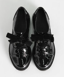 DHOLIC | 503リボンエナメルブラックシューズ(ドレスシューズ)