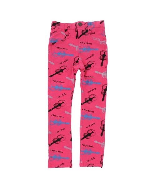 F.O.KIDS（エフオーキッズ）の「6色3柄スキニーカットパンツ（パンツ・キッズ・ベージュ/ブルー/グリーン/ピンク/シルバーグレー/イエロー・80/90/95/100/110/120/130/140）」の4枚目の写真