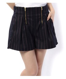 PAGEBOY | ダブルジップフロントストライプショートパンツ(パンツ)