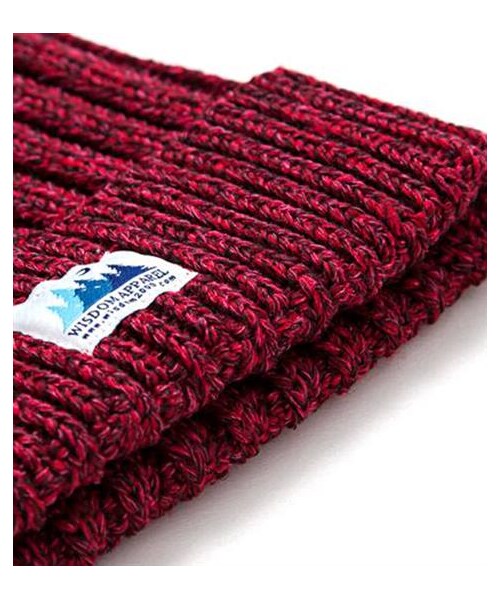 wisdom(ウィズダム)の「Woolen Knited Beanie(その他・メンズ・紅/藍・UN)」の2枚目の写真
