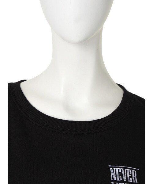 jouetie（ジュエティ）の「袖ニットロゴ刺繍PO（トップス・レディース・オフホワイト/グレー/ブラック・M）」の7枚目の写真