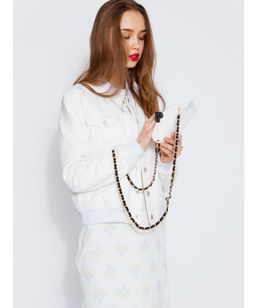 jouetie（ジュエティ）の「JAPANESE FLOWER TEE OP（ワンピース/ドレス・レディース・オフホワイト/ブラック・M）」の4枚目の写真