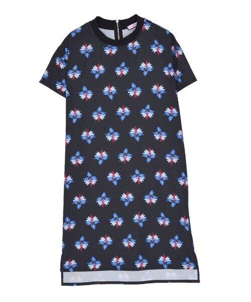 jouetie（ジュエティ）の「JAPANESE FLOWER TEE OP（ワンピース/ドレス・レディース・オフホワイト/ブラック・M）」の2枚目の写真