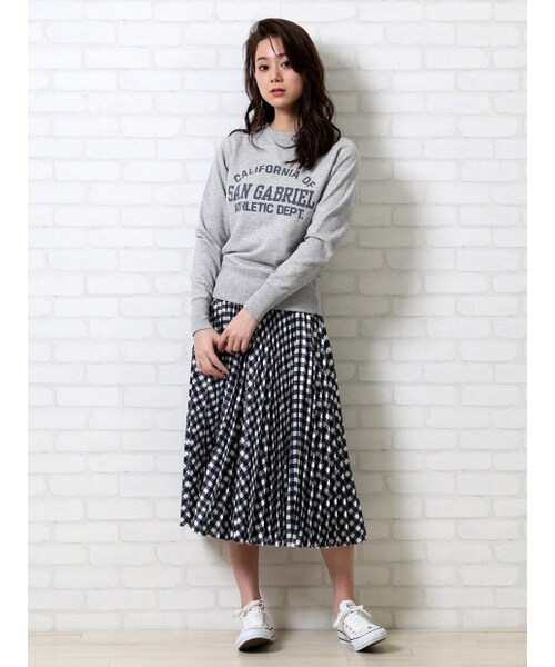 Rouge vif la cle（ルージュヴィフラクレ）の「Champion別注スウェット【予約】（トップス・レディース・オフホワイト/グレー/ブラック・F）」の11枚目の写真