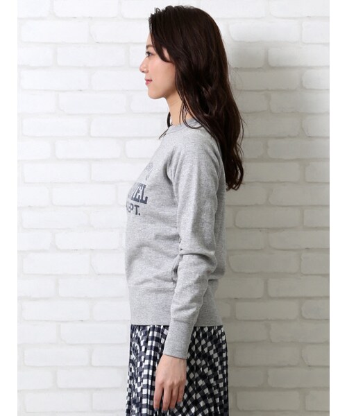 Rouge vif la cle（ルージュヴィフラクレ）の「Champion別注スウェット【予約】（トップス・レディース・オフホワイト/グレー/ブラック・F）」の5枚目の写真