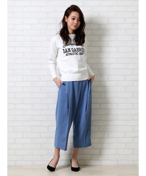 Rouge vif la cle（ルージュヴィフラクレ）の「Champion別注スウェット【予約】（トップス・レディース・オフホワイト/グレー/ブラック・F）」の10枚目の写真