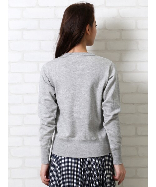 Rouge vif la cle（ルージュヴィフラクレ）の「Champion別注スウェット【予約】（トップス・レディース・オフホワイト/グレー/ブラック・F）」の6枚目の写真