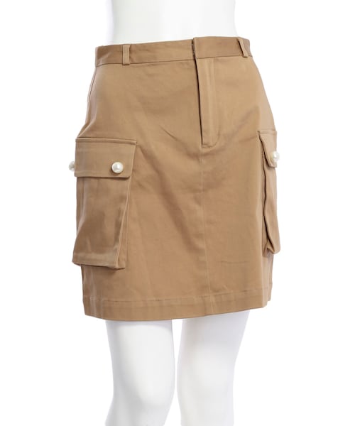 jouetie（ジュエティ）の「サファリ台形SK（スカート・レディース・インディゴ/ベージュ/ミックス・S/M）」の6枚目の写真