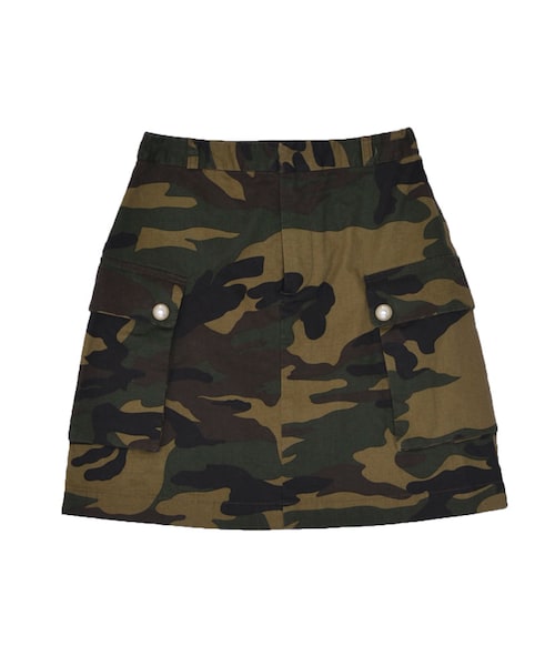 jouetie（ジュエティ）の「サファリ台形SK（スカート・レディース・インディゴ/ベージュ/ミックス・S/M）」の3枚目の写真