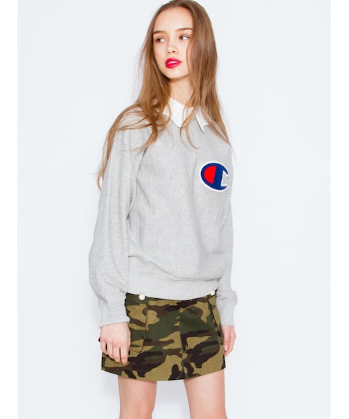 jouetie（ジュエティ）の「サファリ台形SK（スカート・レディース・インディゴ/ベージュ/ミックス・S/M）」の5枚目の写真