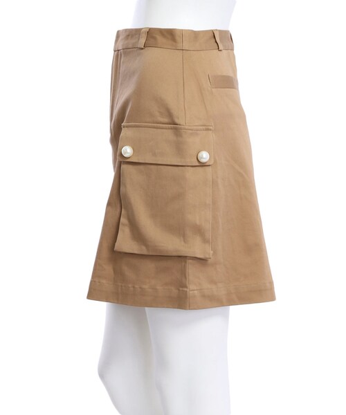 jouetie（ジュエティ）の「サファリ台形SK（スカート・レディース・インディゴ/ベージュ/ミックス・S/M）」の7枚目の写真