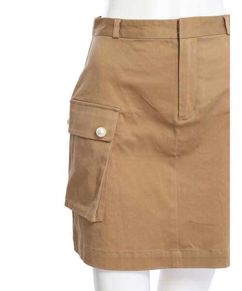 jouetie（ジュエティ）の「サファリ台形SK（スカート・レディース・インディゴ/ベージュ/ミックス・S/M）」の10枚目の写真