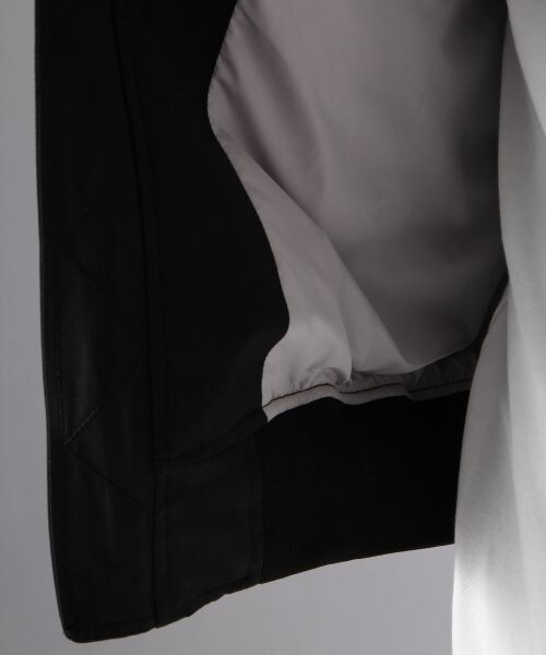 HARE(ハレ)の「【先行予約】ノーカラーMA-1(ジャケット/アウター・メンズ・オフホワイト/ブラック/ネイビー・S/M/L)」の16枚目の写真