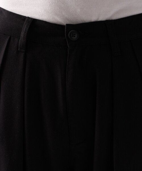 HARE（ハレ）の「ワイドタックパンツ（パンツ・メンズ・ブラック/グレー・Ｓ/Ｍ/Ｌ）」の5枚目の写真