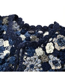 45R（フォーティファイブアール）の「手編みかぎ針フラワーのTシャツ