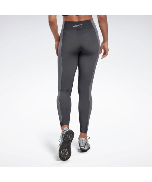 Reebok（リーボック）の「ヨガ ハイライズ シームレス タイツ / YOGA HR SEAMLESS TIGHT（ブラック）（アンダーウェア・ブラック・SS/M/LL/4L）」の3枚目の写真