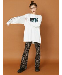 EVRIS | マーブルフレアニットパンツ(その他パンツ)