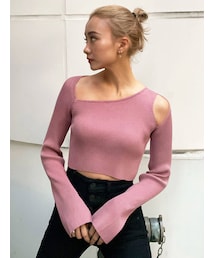 EMODA | スキンカットラインニット(ニット/セーター)