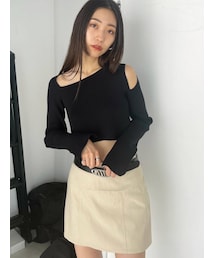 EMODA | スキンカットラインニット(ニット/セーター)