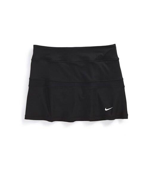 NIKE（ナイキ）の「Nike 'Victory Power' Dri-FIT Tennis Skirt (Big Girls)（スカート・キッズ・Black/White/White/Black・Big Girl Small/Big Girl Large）」の2枚目の写真
