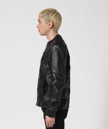 C DIEM ストレッチシープレザーコンビジャケット C DIEM ストレッチシープレザーコンビジャケット