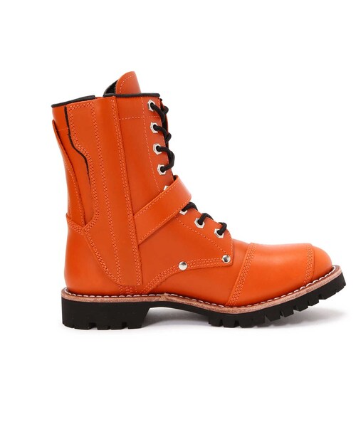AVIREX（アヴィレックス）の「バイカー ブーツ ヤマト/BIKER BOOTS AV2100 YAMATO（シューズ・ブラック/ダークブラウン/ワイン/オレンジ・22.0/23.0/24.0）」の4枚目の写真