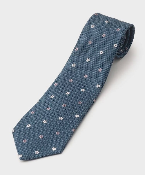 フラワー刺し子風小紋