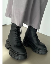 EMODA | タンクレースアップブーツ(ブーツ)