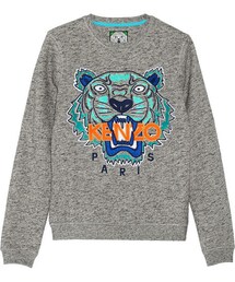 KENZO | KENZO Tiger embroidered cotton-jersey sweatshirt(スウェット)