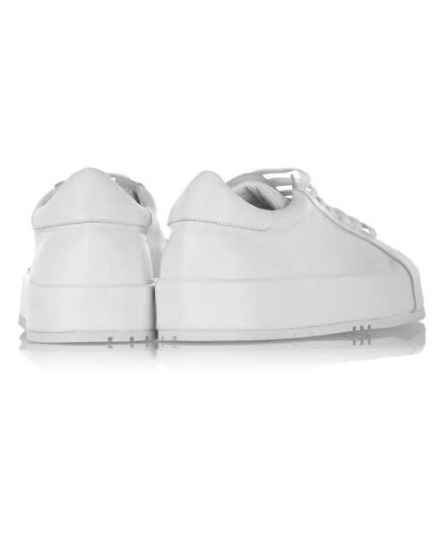 JIL SANDER（ジルサンダー）の「Jil Sander Leather sneakers（スニーカー・レディース・White・IT38/IT36/IT37/IT39/IT40/IT41）」の3枚目の写真