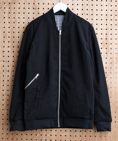 DETAILS（ディテールズ）の「DETAILS/REVERSIBLE MA-1（ブルゾン・メンズ・ブラック/ブルー/ネイビー・SMALL/MEDIUM/LARGE）」の8枚目の写真