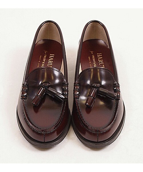 HARUTA（ハルタ）の「【FUDGE/mina掲載】HARUTA for FREDY & GLOSTER タッセルローファー（その他シューズ・レディース・ブラック×ホワイト/ブラウン/ネイビー・23/23.5/24）」の2枚目の写真