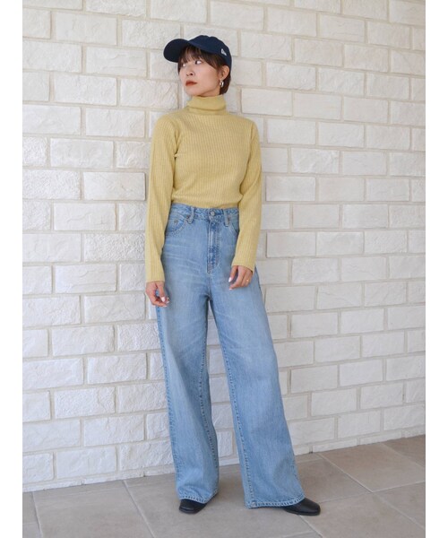 Ungrid（アングリッド）の「ウォッシャブルタートルニット（ニット/セーター・ピンク/イエロー/ライトグリーン・F）」の15枚目の写真