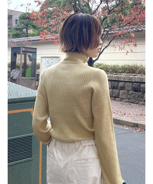 Ungrid（アングリッド）の「ウォッシャブルタートルニット（ニット/セーター・ピンク/イエロー/ライトグリーン・F）」の18枚目の写真