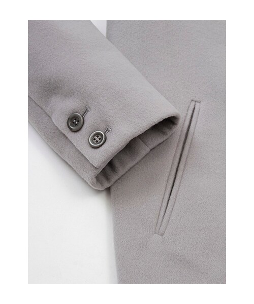 w closet(ダブルクローゼット)の「シングルチェスターコート(トップス・レディース・L.グレー/キャメル/ブラック・FREE)」の9枚目の写真