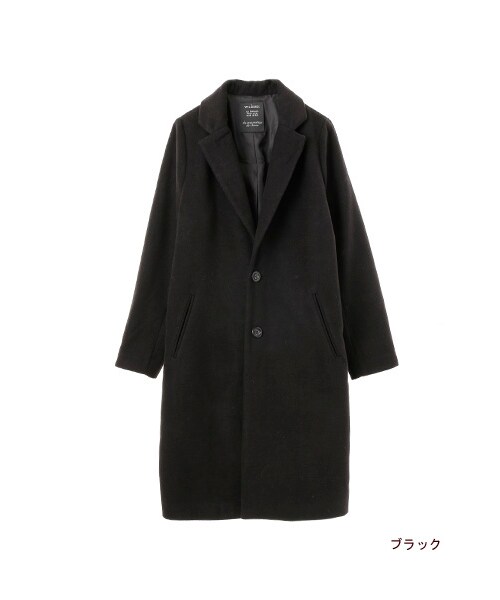 w closet(ダブルクローゼット)の「シングルチェスターコート(トップス・レディース・L.グレー/キャメル/ブラック・FREE)」の4枚目の写真